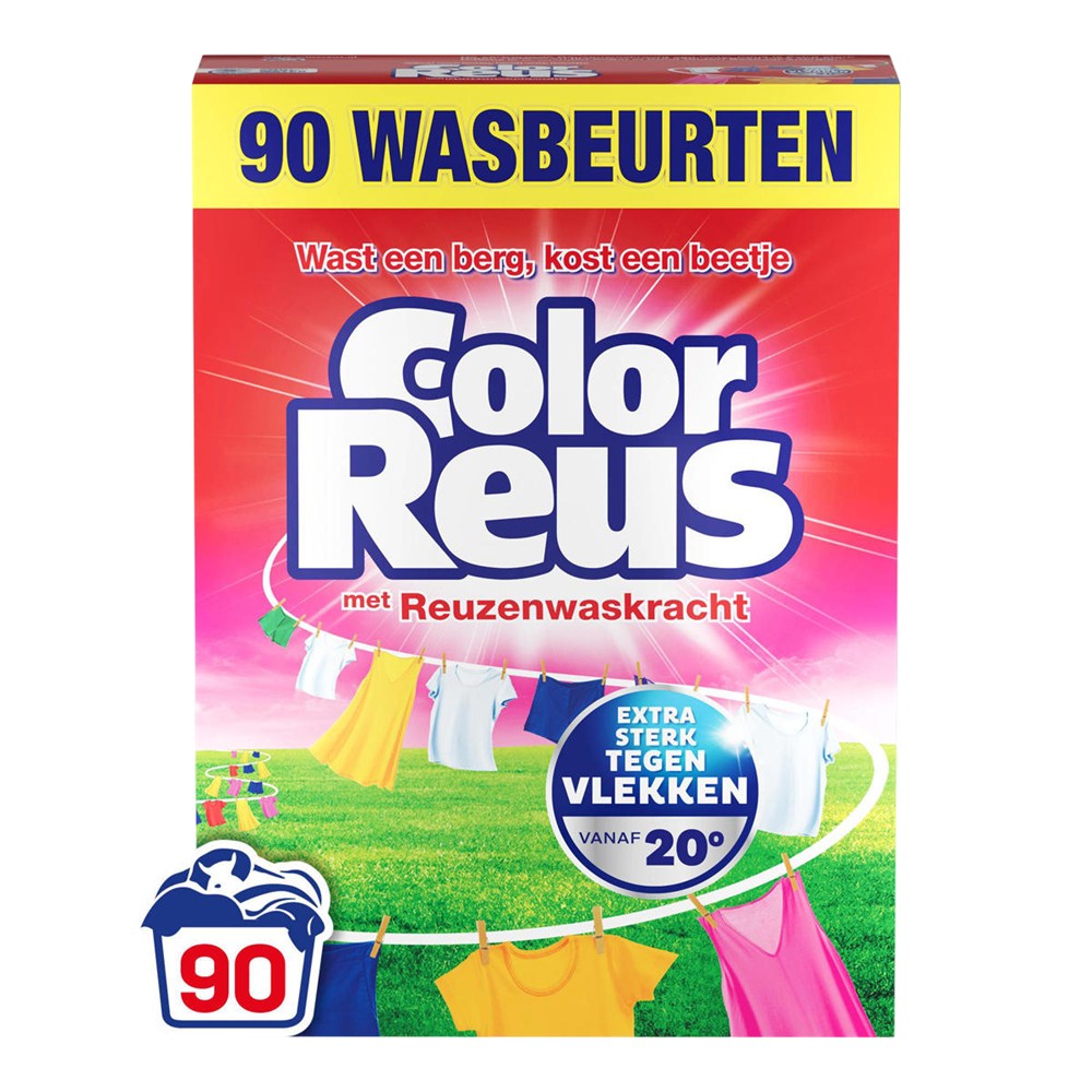 Color Reus - Wasmiddel - Waspoeder - 90Wb/4.5kg