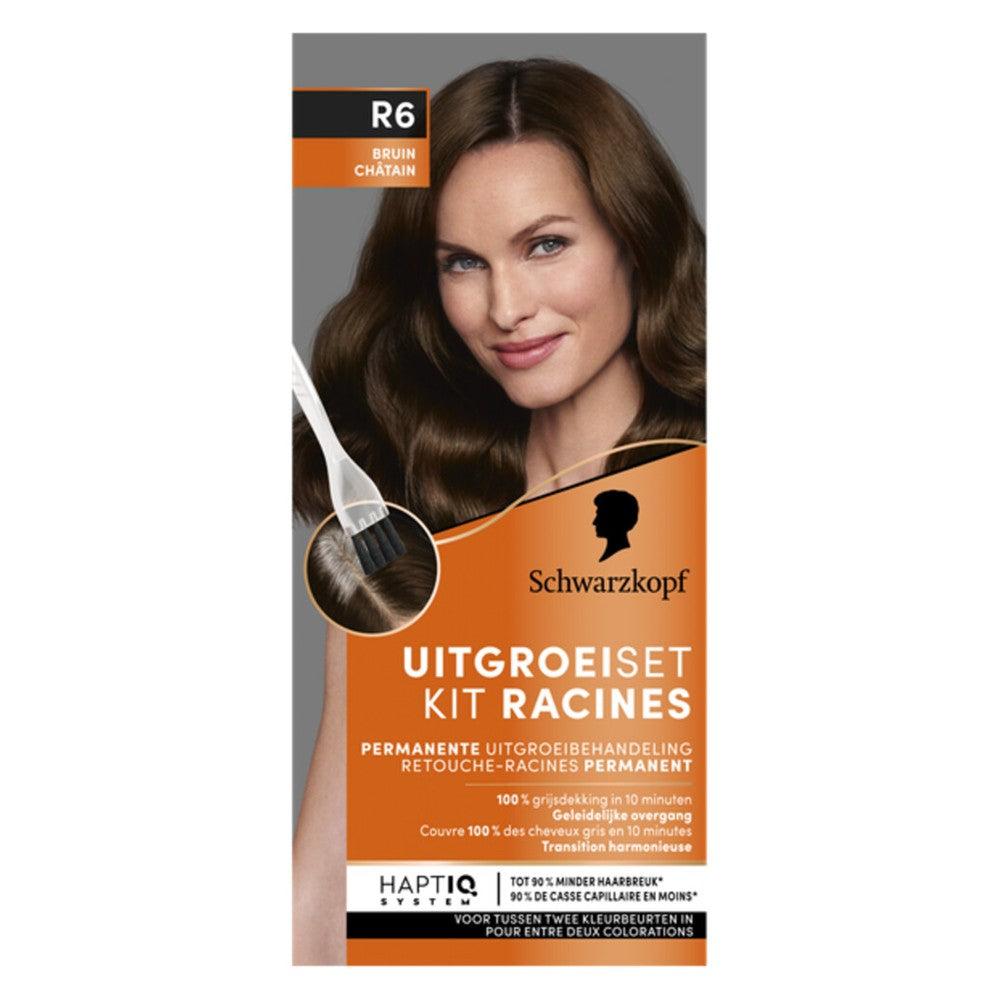 Schwarzkopf - Haarverf - Bruin - R6 Uitgroeiset - 1 Stuk