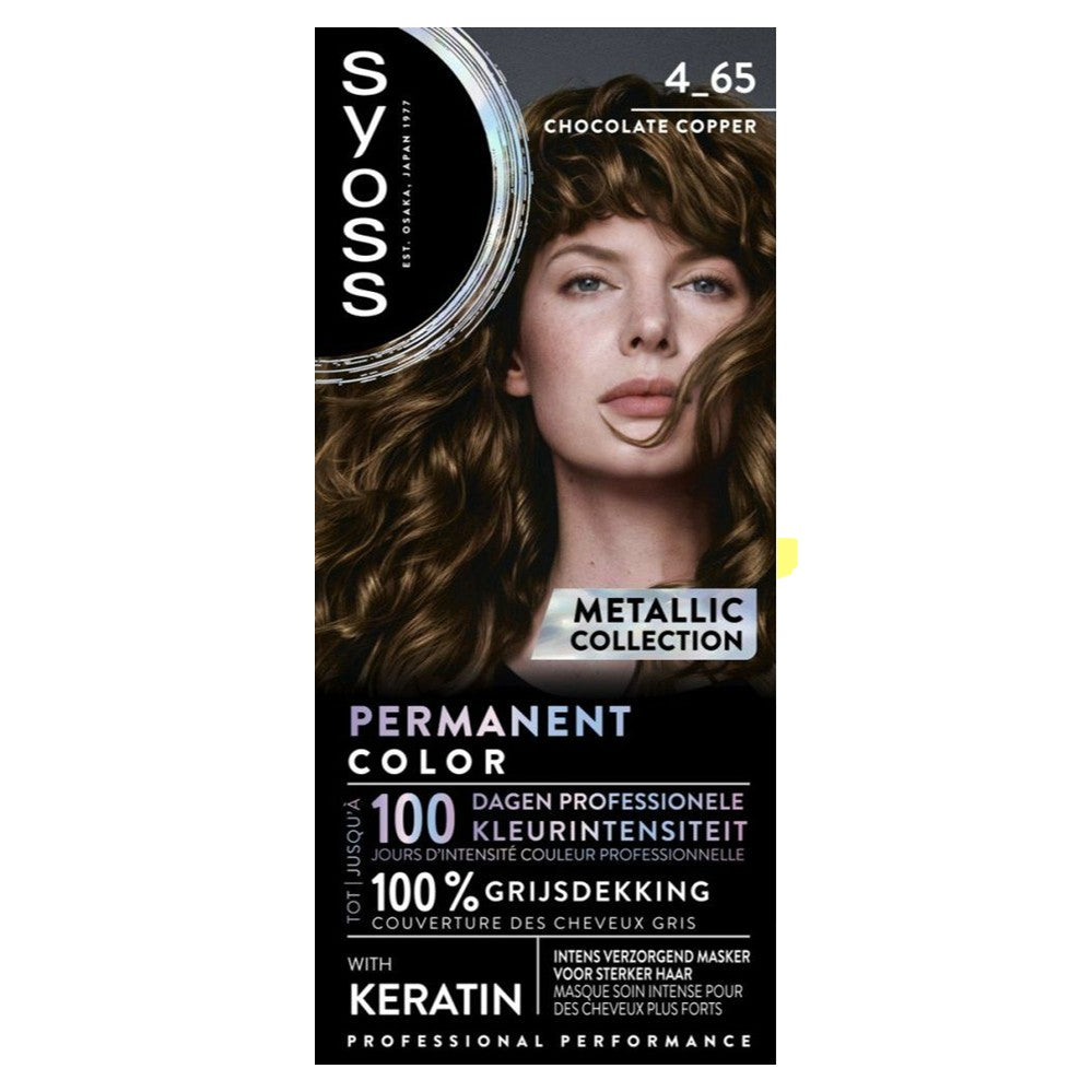 Syoss - Haarverf - Chocolate Copper - 4_65 - 1 Stuk