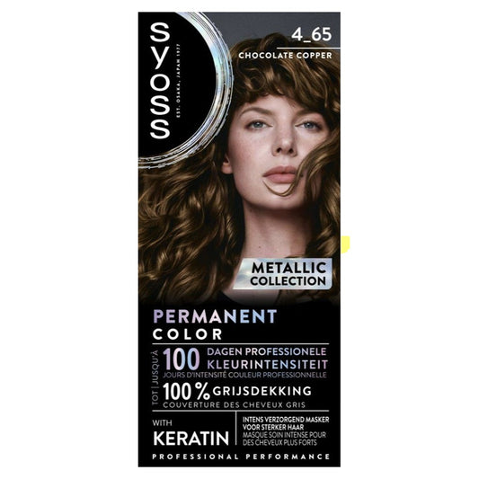 Syoss - Haarverf - Chocolate Copper - 4_65 - 1 Stuk