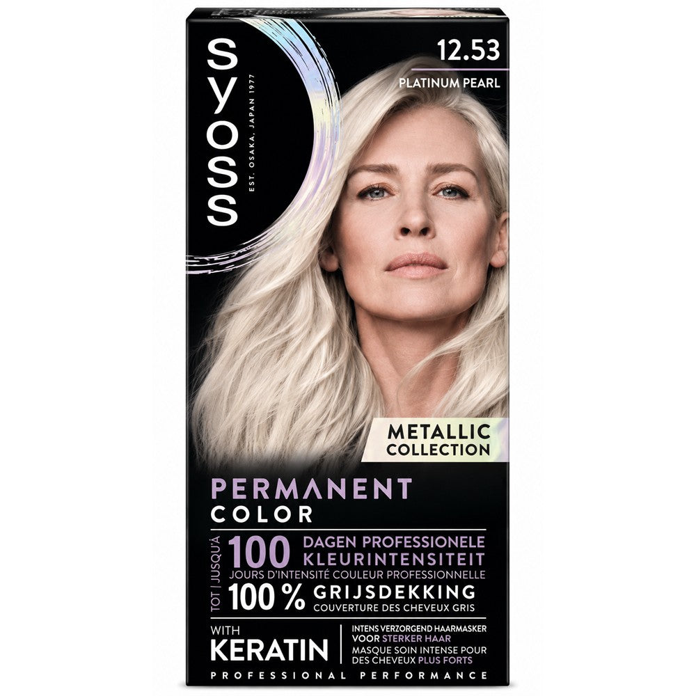 Syoss - Haarverf - Platinum Pearl - Nr. 12_53 - 1 Stuk