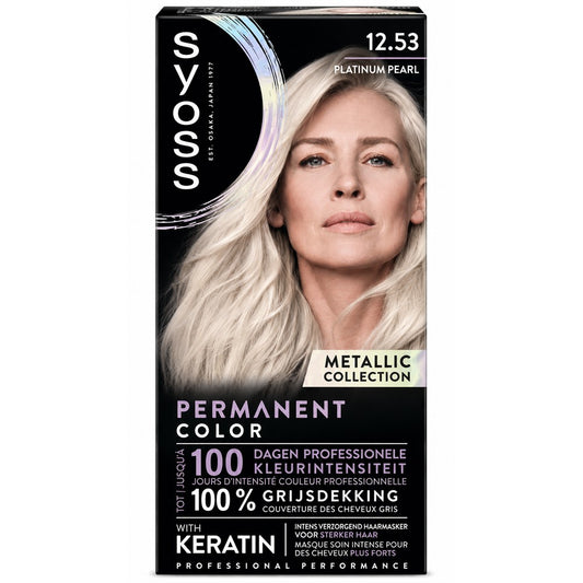 Syoss - Haarverf - Platinum Pearl - Nr. 12_53 - 1 Stuk