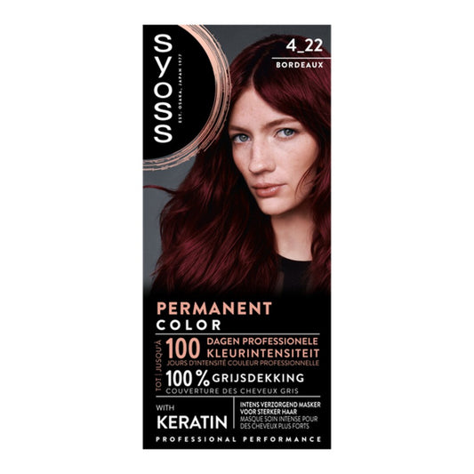 Syoss - Haarverf - Scarlet Red - Nr. 4-22 - 1 Stuk