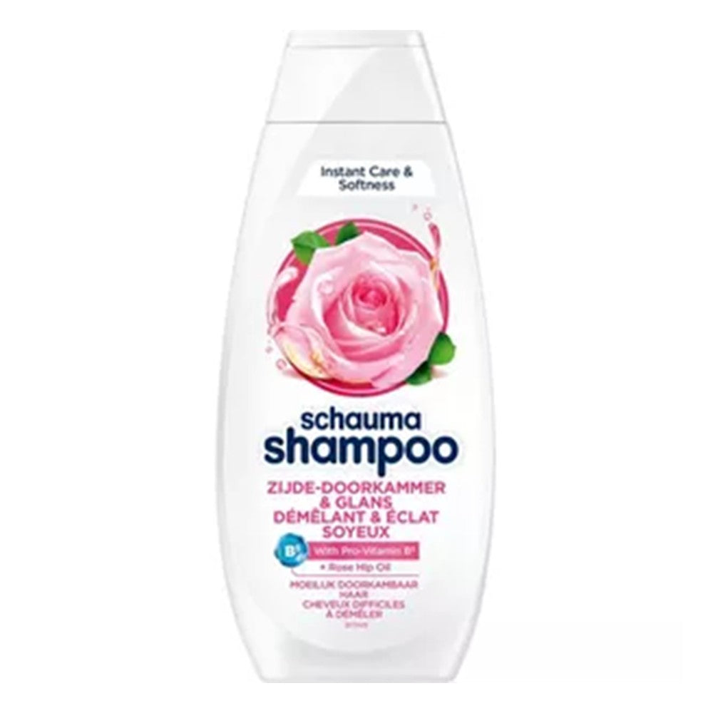 Schauma - Shampoo - Zijde-Doorkammer & Glans - 400ml