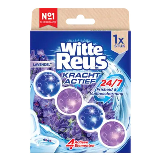 Witte Reus - Toiletblok - Self Active Lavendel - 50g