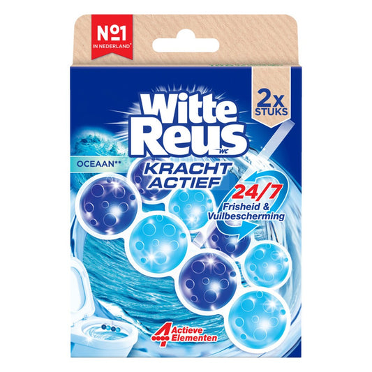 Witte Reus - Toiletblok - Oceaan - Kracht Actief - 2x50g