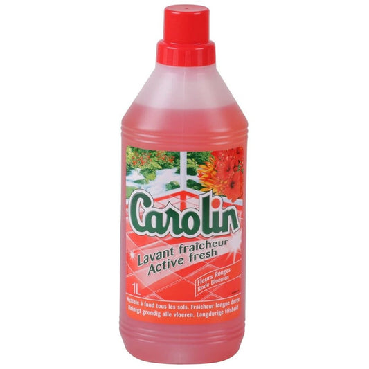 Carolin - Allesreiniger - Active Fresh - Rode Bloemen - 1L