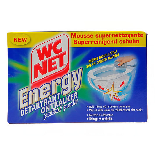 WC Net - Toiletreiniger - Poeder - Energy - Detartant Ontkalker - 6 Stuks