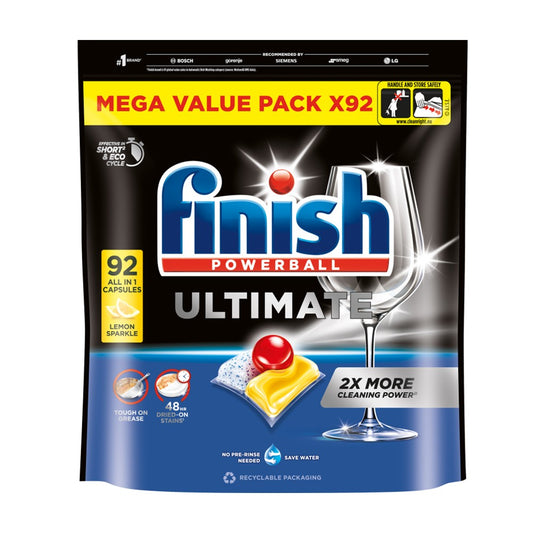 Finish - Vaatwas - Capsule - Ultimate - Lemon  - 92Wb/1186g