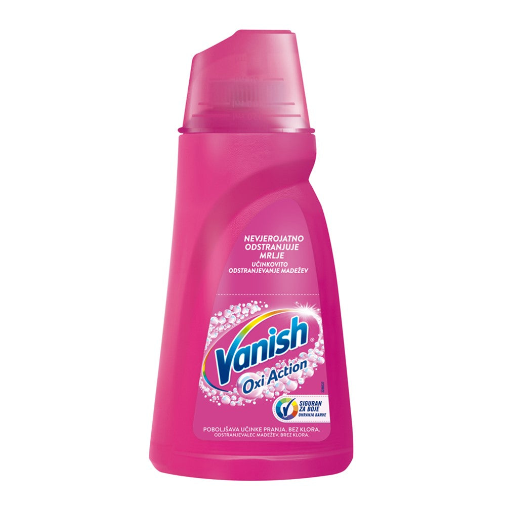 Vanish Oxi Action - Vlekverwijderaar - Vloeibaar - Pink - 1L