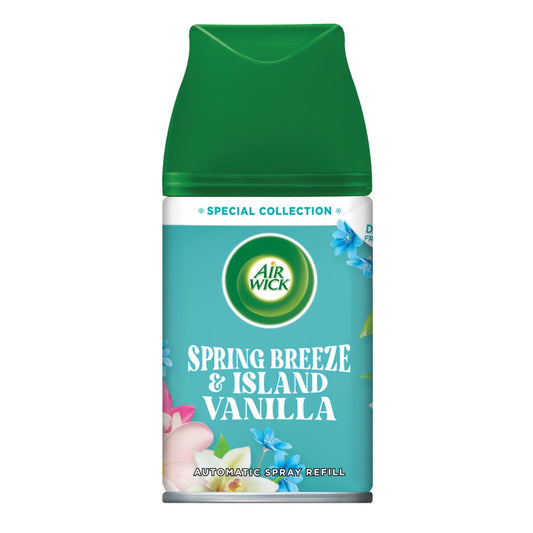 Air Wick - Luchtverfrisser - Navulling - Spring Breeze & Island Vanilla - 250ml