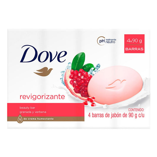 Dove - Zeeptablet - Beauty Cream Bar - Revigorizante - 4x90g