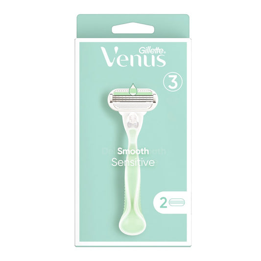 Gillette Venus - Scheermesjes - 3 Messen - Smooth - Sensitive - 2 Stuks