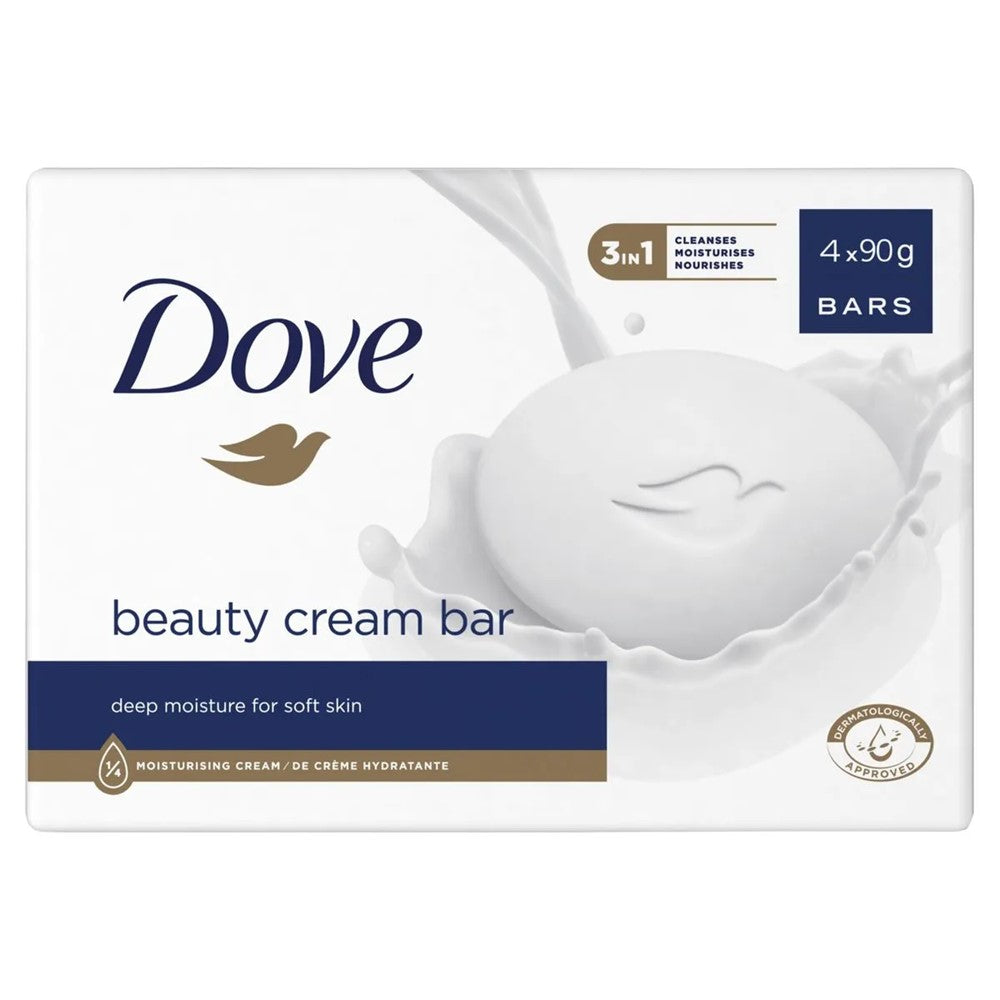 Dove - Zeeptablet - Beauty Cream Bar - Deep Moisture - 4x90g