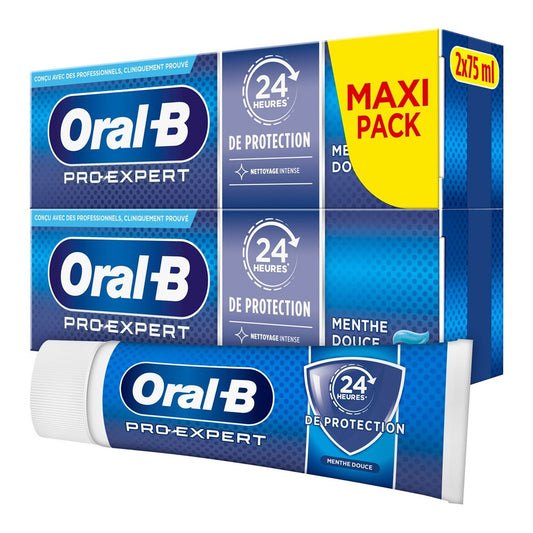 Oral B Pro Expert - Tandpasta - Intense Clean - Soft Mint - 2x75ml