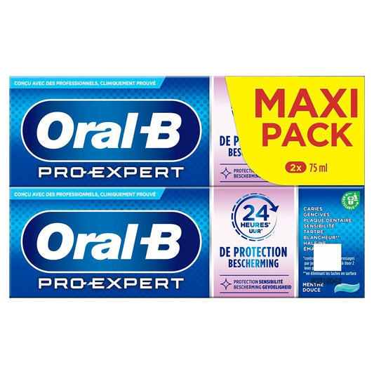Oral B Pro Expert - Tandpasta - Sensitive Protection - Soft Mint - 2x75ml
