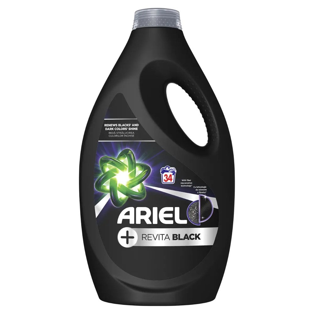 Ariel - Wasmiddel - Vloeibaar - Revita Black + - 34Wb/1870ml