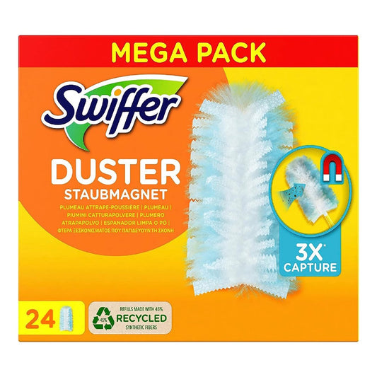 Swiffer - Duster - Navulling - Mega Pack - 3x Capture - 24 Stuks