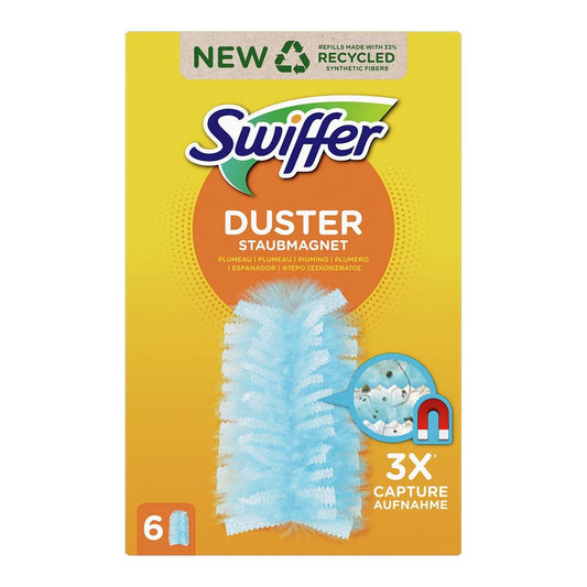 Swiffer - Duster - Navulling - Staubmagnet - 3x Capture - 6 Stuks