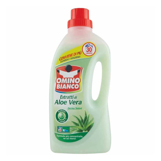 Omino Bianco - Wasmiddel - Vloeibaar - Aloe Vera - 30Wb/1500ml