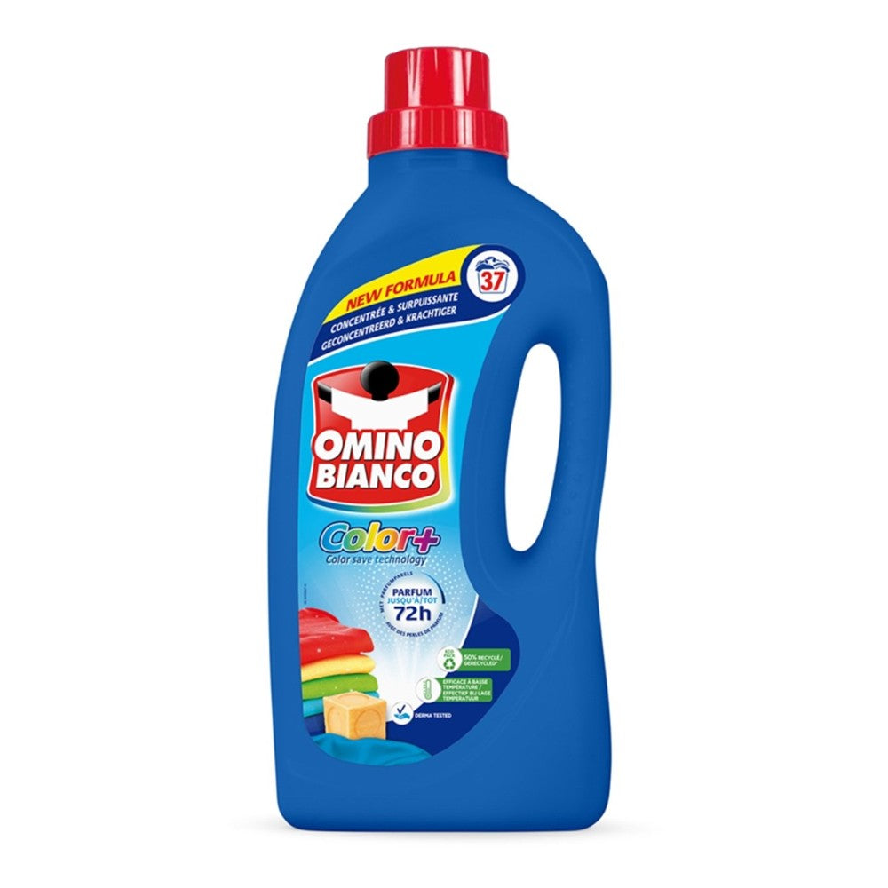 Omino Bianco - Wasmiddel - Vloeibaar - Color +  - 37Wb/1480ml