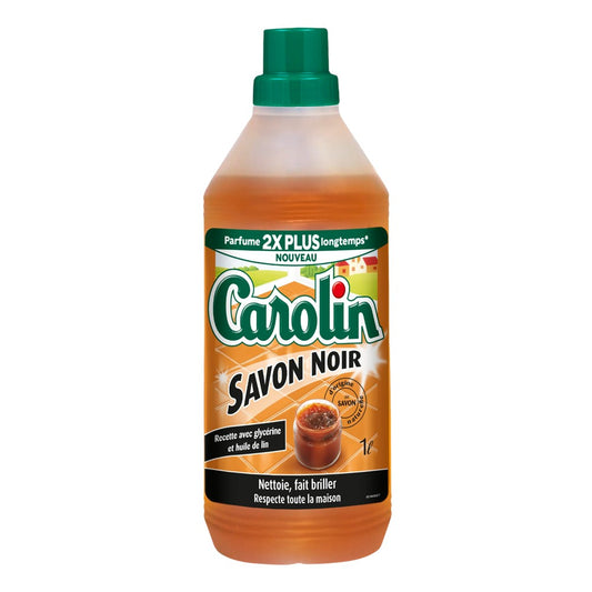 Carolin - Ontvetter - Vloeibaar - Black Soap - Glycerine en Lijnolie - 1L