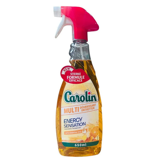 Carolin - Ontvetter - Spray - Multi Degreaser - Energy Sensation - With Essential Oils - 650ml