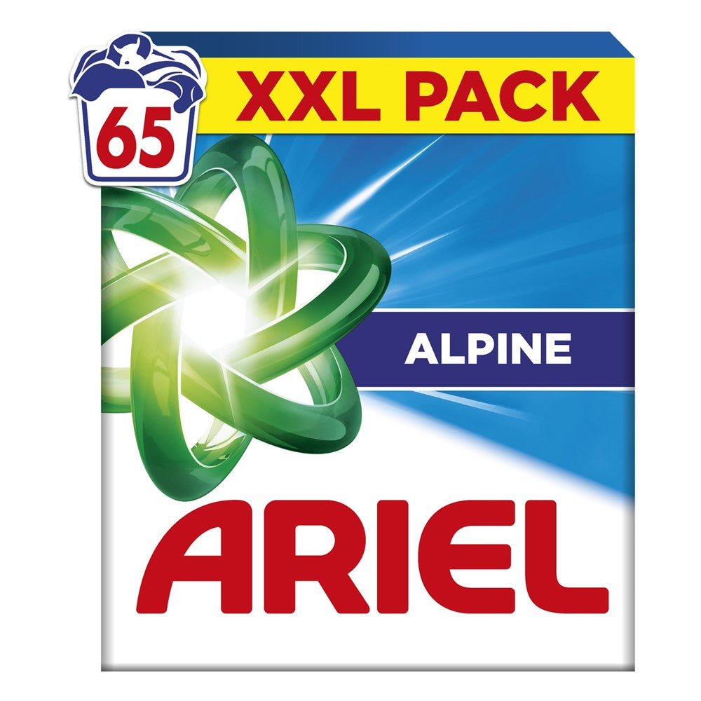 Ariel - Wasmiddel - Waspoeder - Alpine - 65Wb/3250g