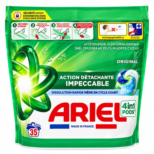 Ariel - Wasmiddel - Pods - 4-in-1 Original - 35Wb/609g