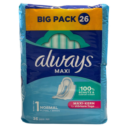 Always - Maandverband - 1 Normal With Wings - Maxi - 26 Stuks