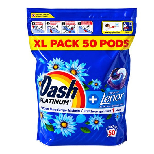 Dash Platinum - Wasmiddel - Pods - Touch Of Lenor - 50Wb/980g