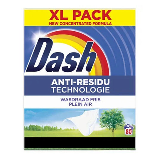 Dash - Wasmiddel - Waspoeder - Wasdraadfris - 80Wb/4000g
