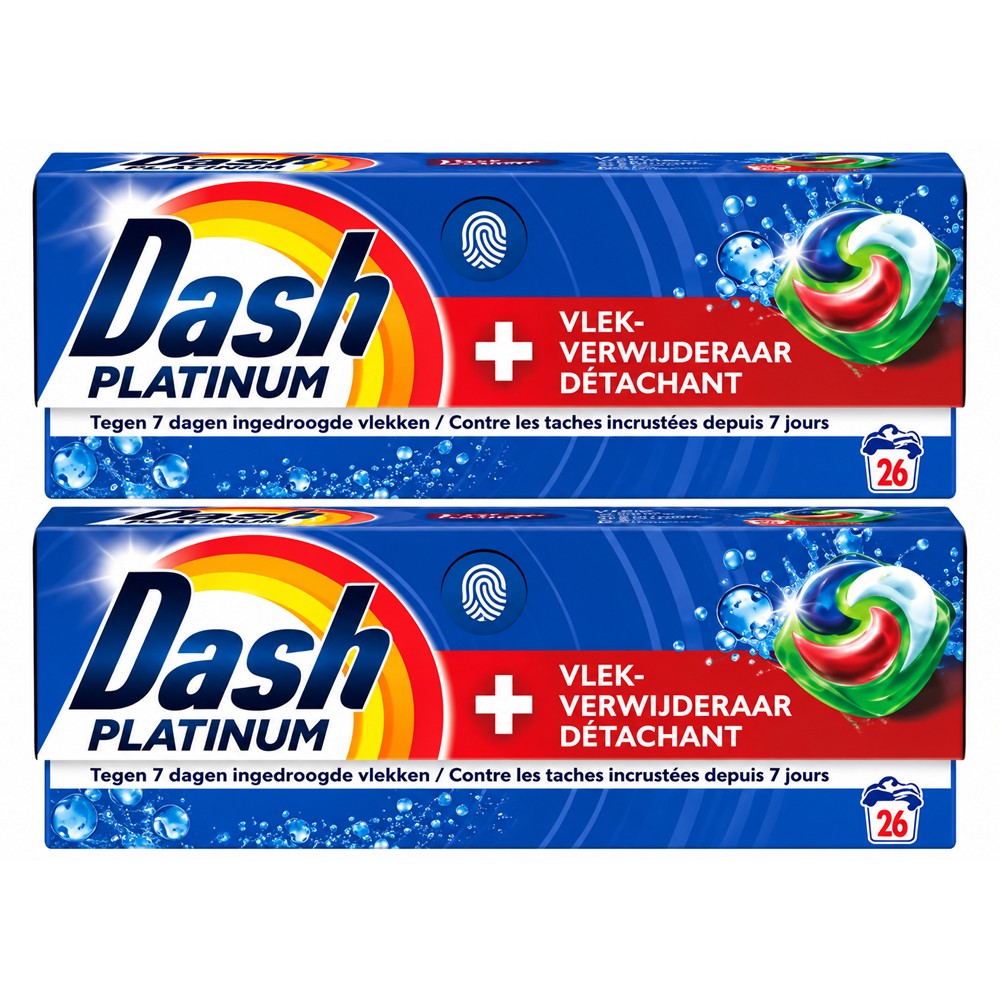 Dash - Wasmiddel - Pods - Original - Vlekverwijderaar - 2x26Wb/1211.6g
