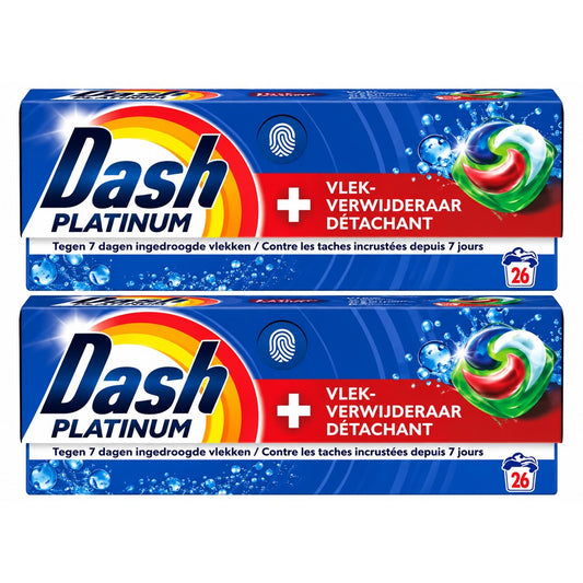 Dash - Wasmiddel - Pods - Original - Vlekverwijderaar - 2x26Wb/1211.6g