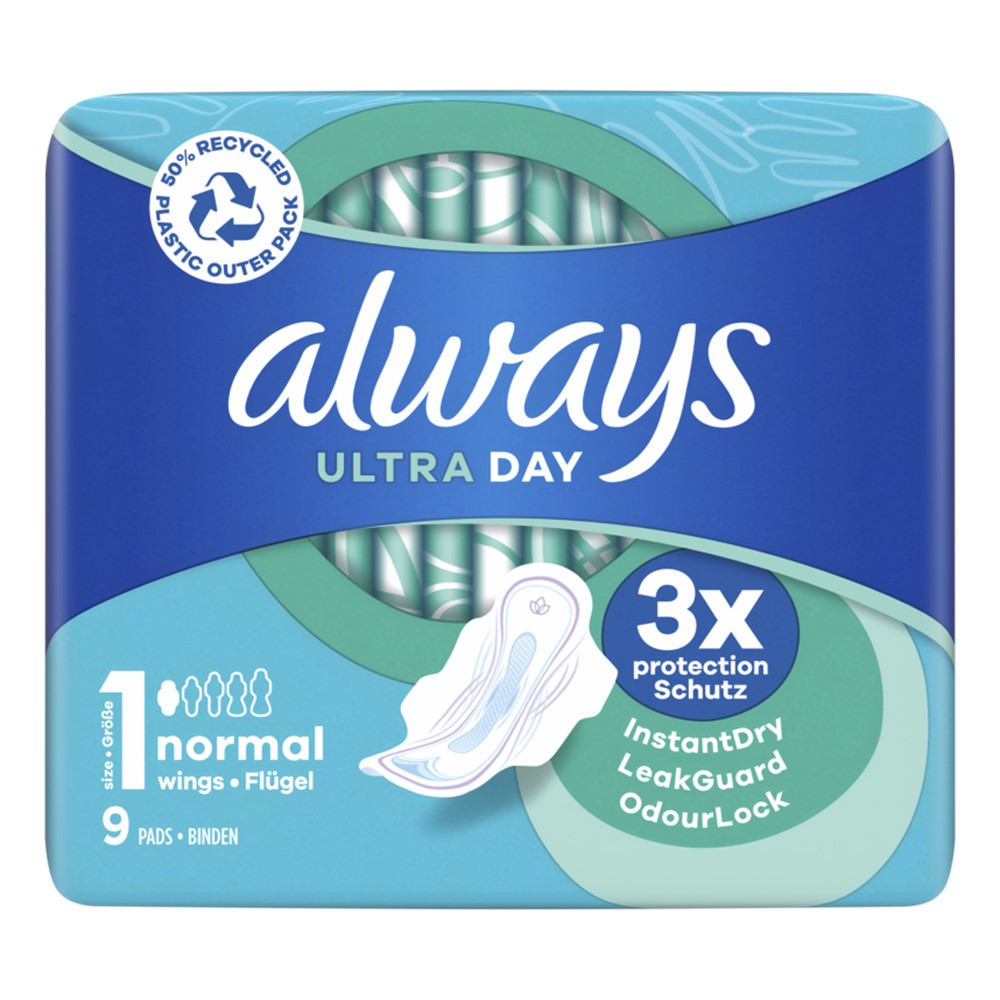 Always - Maandverband - 1 Normal With Wings - Ultra Day - 9 Stuks