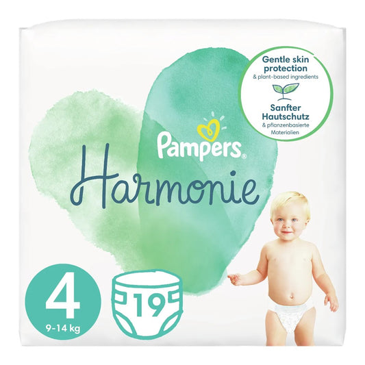 Pampers - Luiers - Size 4 - Harmonie - 9-14kg - 19 Stuks