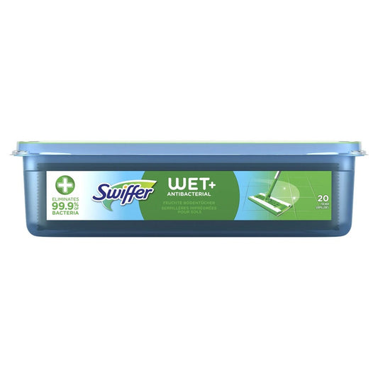 Swiffer - Vochtige Vloerdoekjes - Navulling - Wet Lemon - 20 Stuks