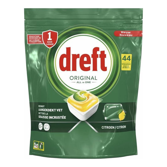 Dreft - Vaatwas - Capsule - Original - Lemon - 44Wb/594g