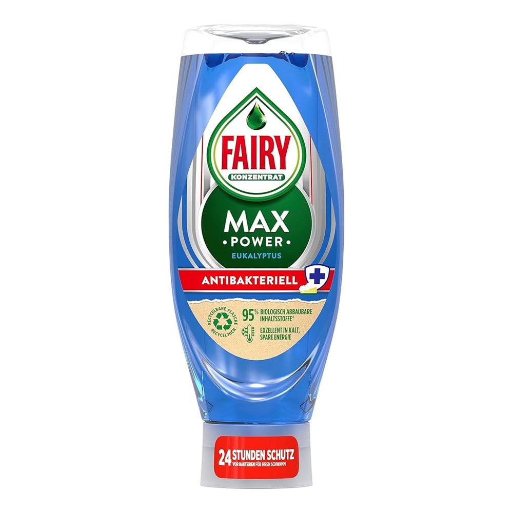 Fairy - Afwasmiddel - Max Power - Antibacterial+ - Eucalyptus - 370ml