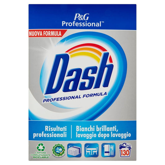 Dash - Wasmiddel - Waspoeder - Professional Formula - Brilliant White - 130Wb/7800g