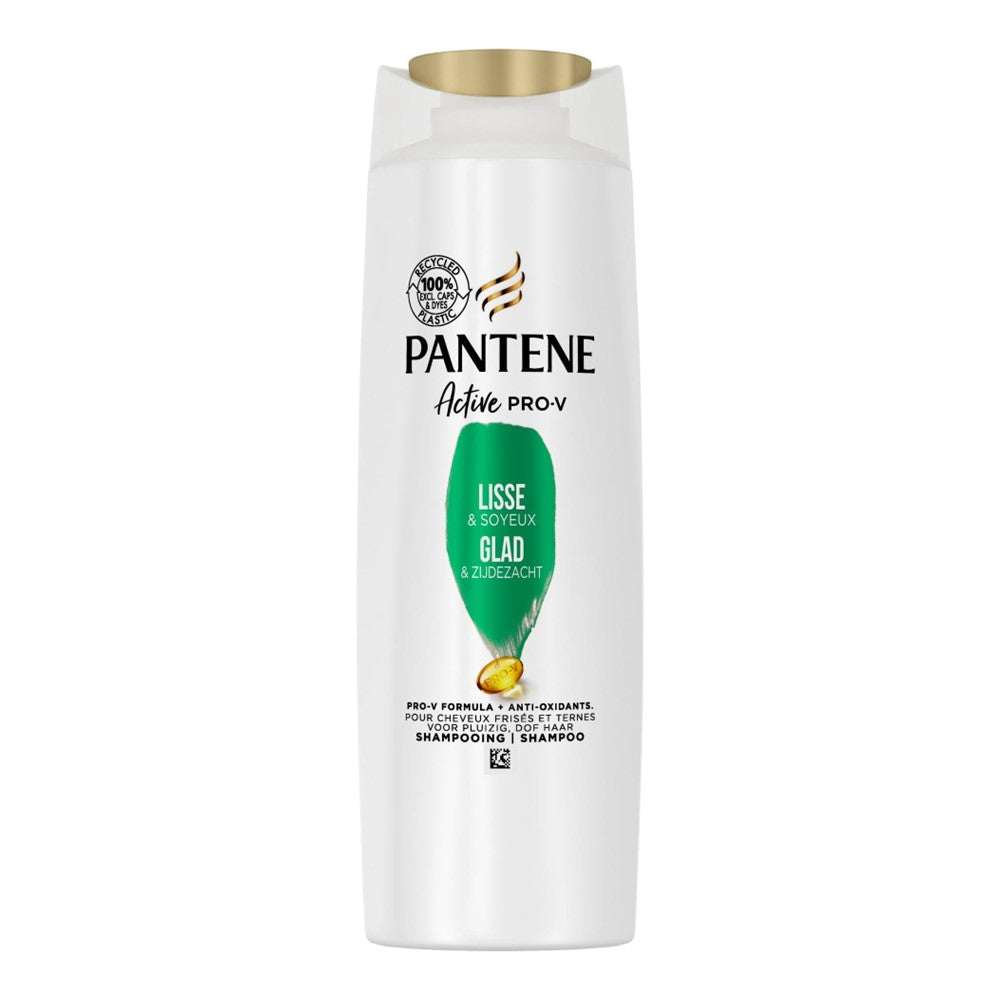 Pantene Active Pro-V - Shampoo - Glad & Zijdezacht - 225ml