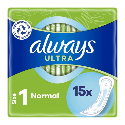 Always - Maandverband - 1 Normal - Ultra Day - 3x Protection - 15 Stuks