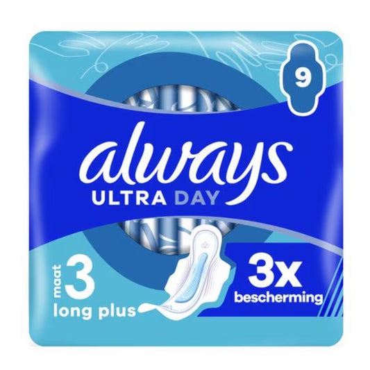 Always - Maandverband - Ultra Day - Long Plus - Size 3 - 9 Stuks