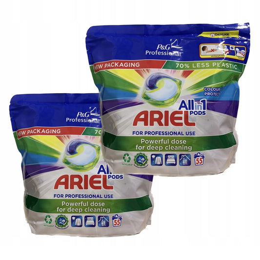 Ariel - Wasmiddel - Pods - Professional - All-in 1 Colour Protect - 2 x 55Wb/1309g