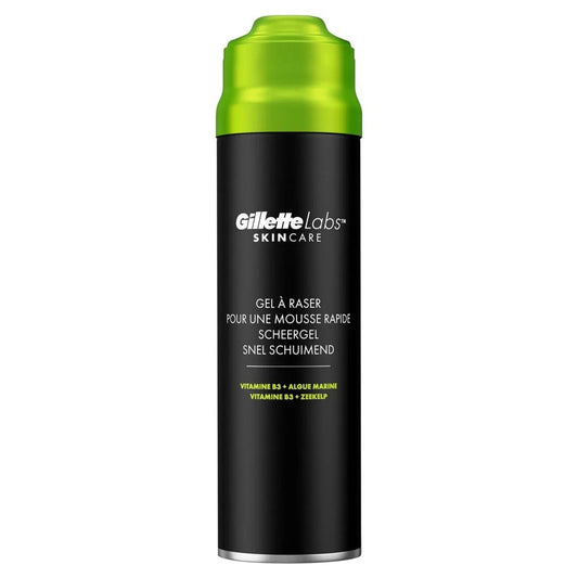 Gillette Labs - Scheergel - Skincare - Vitamine B3 + Zeekelp - 198ml