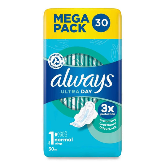 Always Ultra Day - Maandverband - 1 Normal Wings - Mega Pack - 30 Stuks