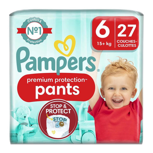 Pampers Premium Protection - Luiers - Size 6 - 15 + kg - 27 Stuks