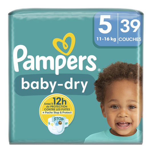 Pampers Baby-Dry - Luiers - Size 5 - 11-16kg - 39 Stuks