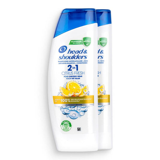 Head & Shoulders - Shampoo - 2in1 Citrus Fresh - 2x270ml