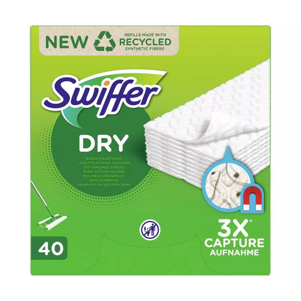 Swiffer - Vloerdoekjes - Dry - 3x Capture - 40 Stuks